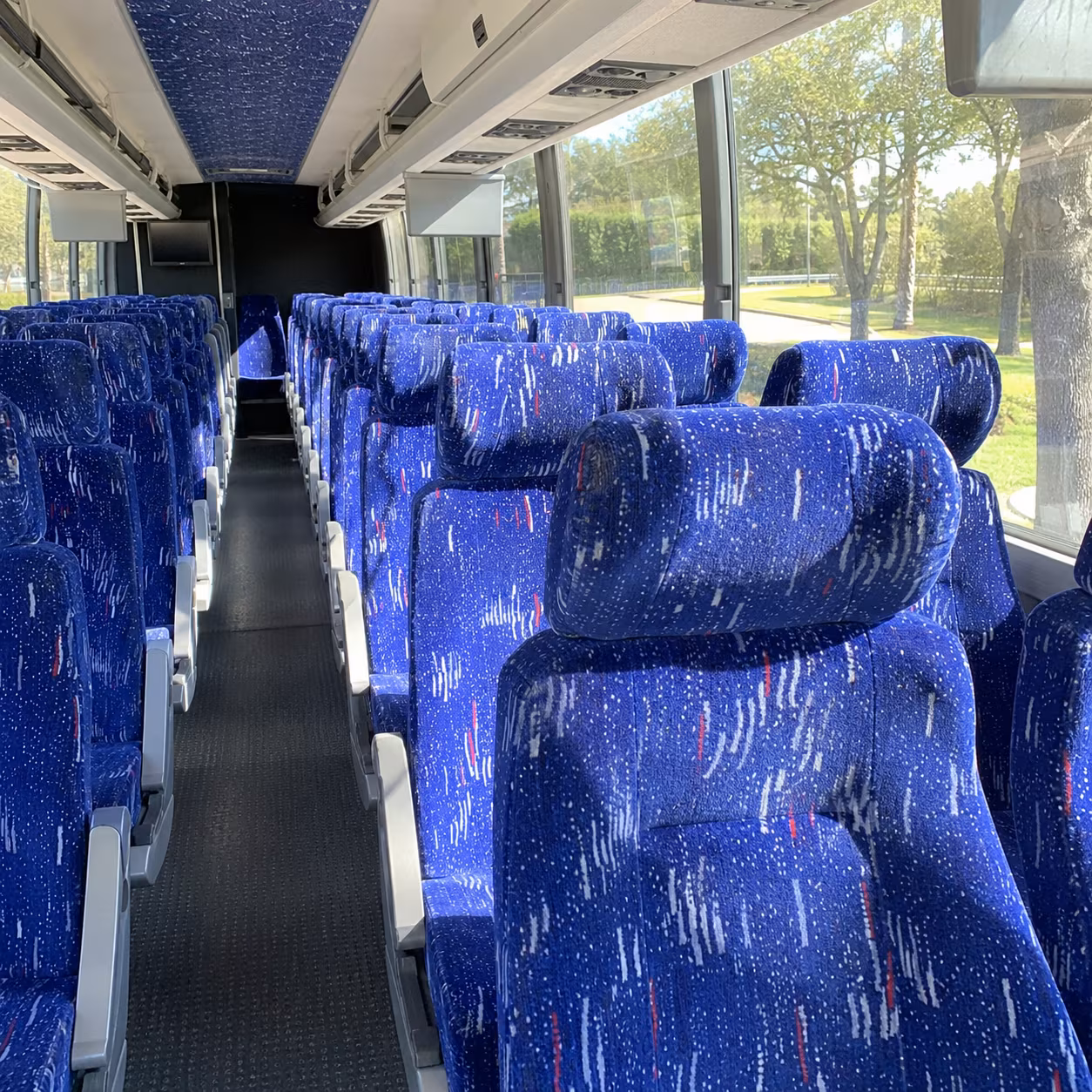 keller charter bus interior