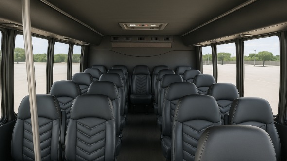 haltom city 28 passenger minibus