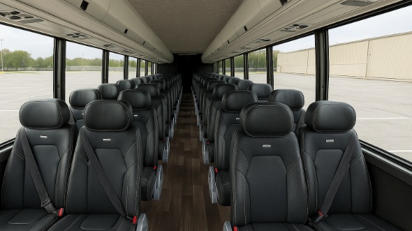 keller 18 passenger minibus interior