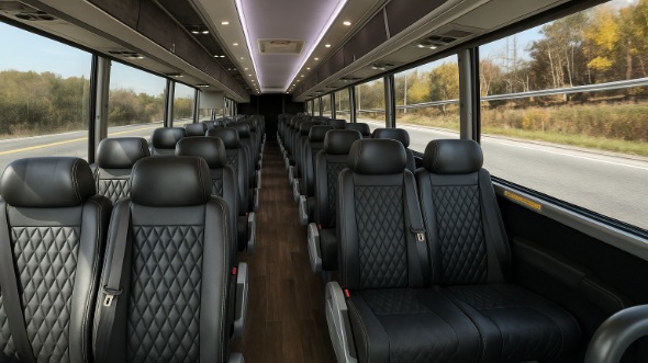 keller 20 passenger minibus interior