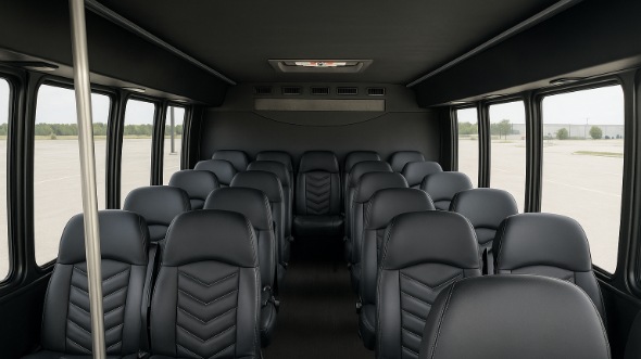 keller 28 passenger minibus inside