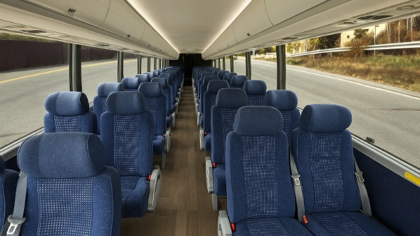 keller 30 passenger minibus inside