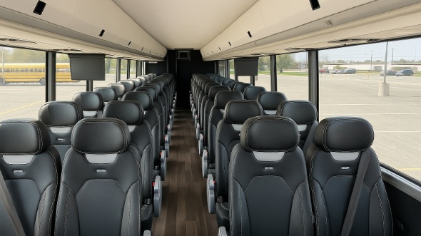 keller 35 passenger minibus interior