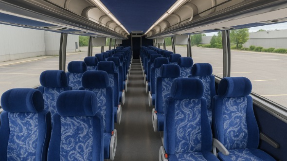 keller 50 passenger charter bus interior