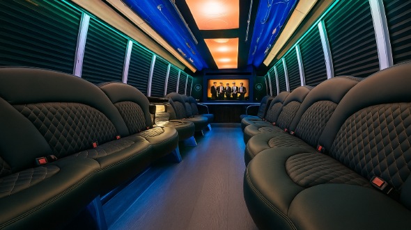 keller party bus rental interior